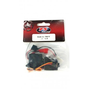 RECEPTOR SET RX, ESC E SERVO PARA AUTOMODELO 1/18 FS RACING 736012